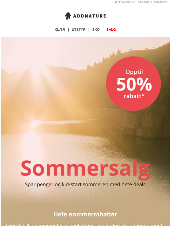 ﻿Få opptil 50%*