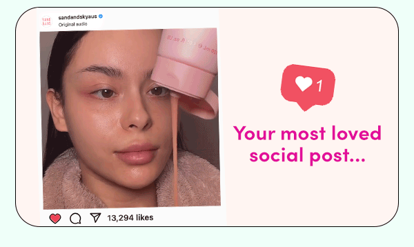 Your most loved social post