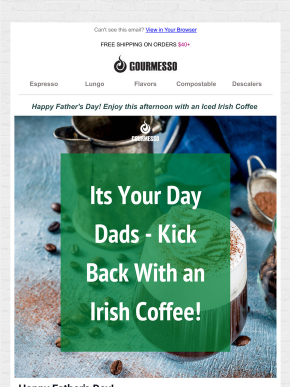 Hey Dads - Sit back with this Coffee treat