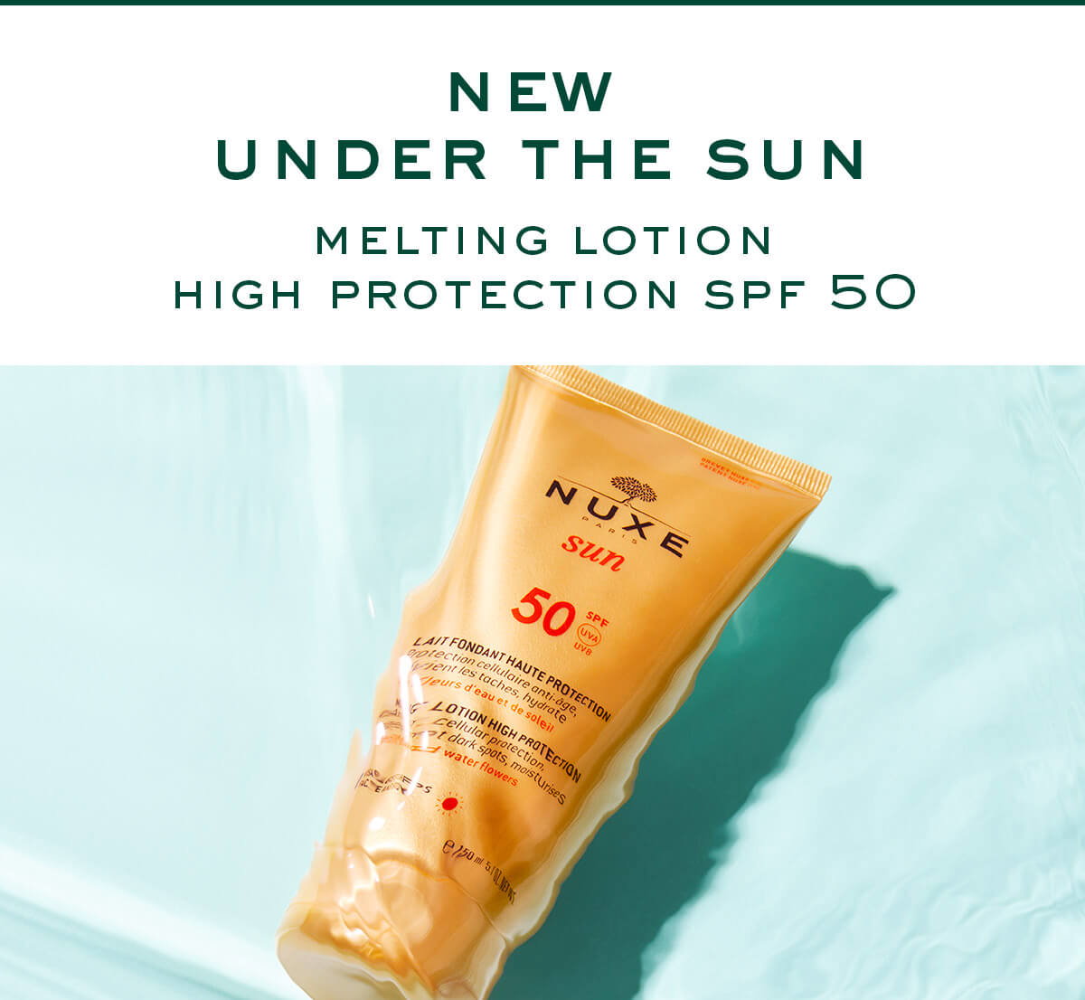 NUXE SUN Melting Lotion High Protection SPF 50 - Face & Body, 150