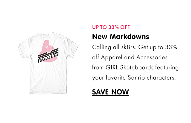 Up to 33% Off | New Markdowns