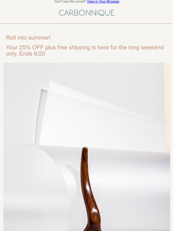 This weekend only. Save 25%