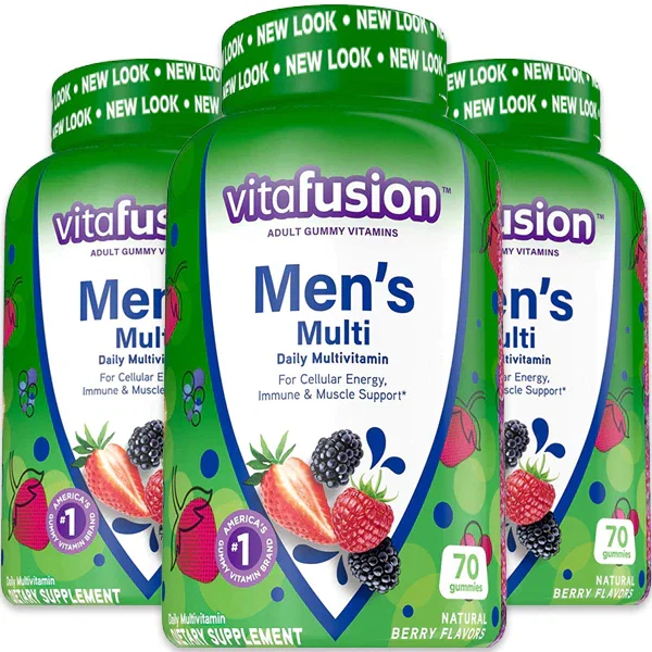 Image of 3 x 70 Gummies Vitafusion Men's Daily Multivitamin