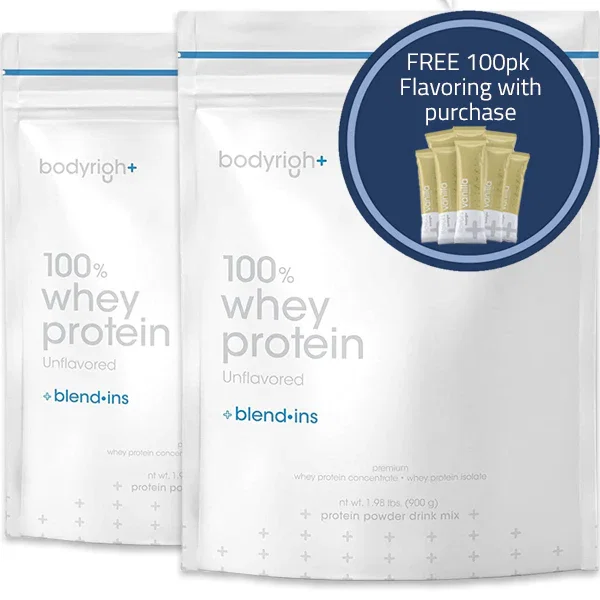 Image of 2 x 1.98lbs BodyRight 100% Whey Protein