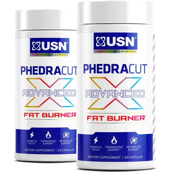 Image of 2 x 60 Capsules USN Phedracut Advanced X Fat Burner