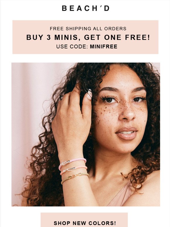 Buy 3 Minis get 1 Free! ✨