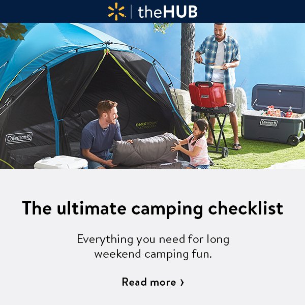 theHUB - The ultimate camping checklist