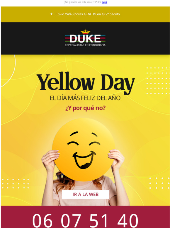 😃 YELLOW DAY --> Celebra con -3% DTO 👑