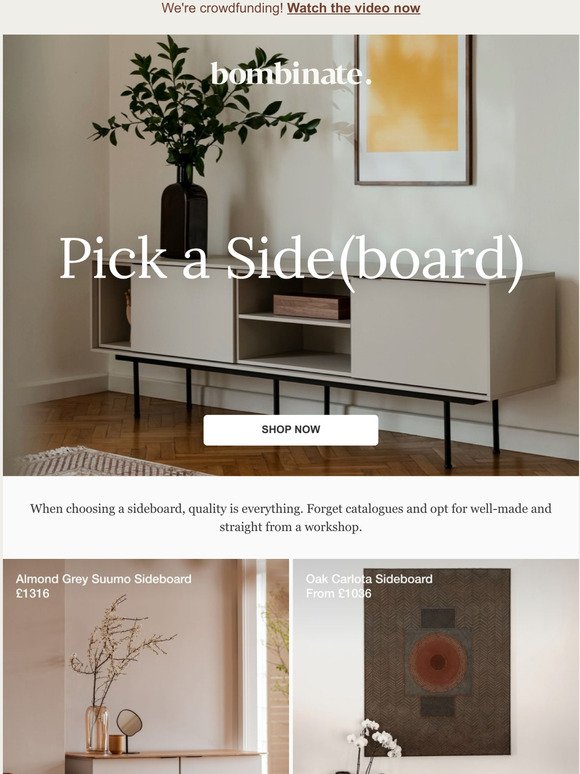 Swooning for sideboards