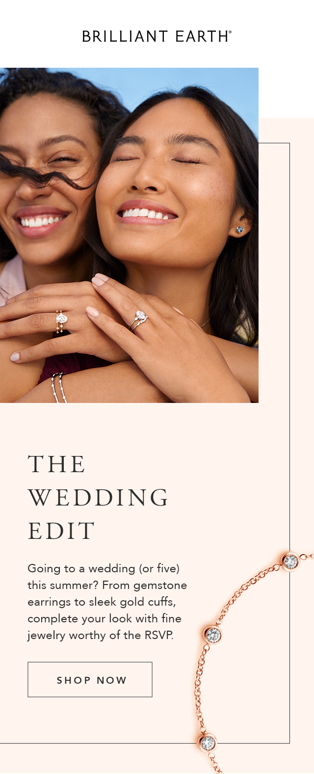 Brilliant Earth Be the best dressed guest Milled