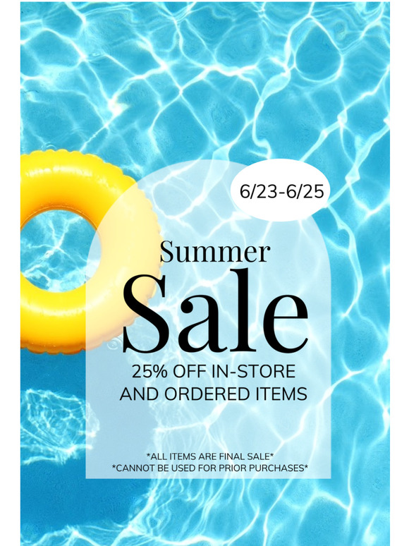 Summer Sale