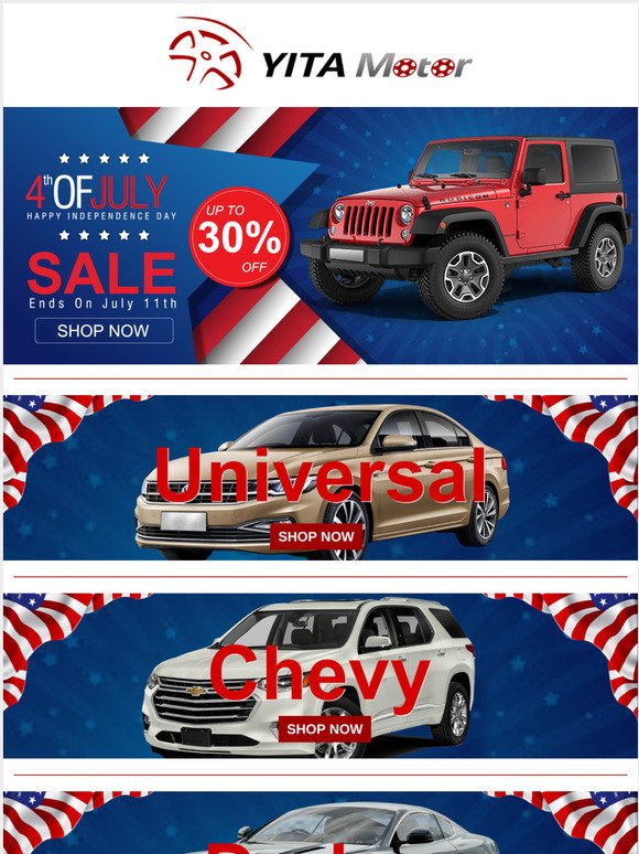 📢Up to 30% Off! Independence Day Sale is ON!-YITAMOTOR