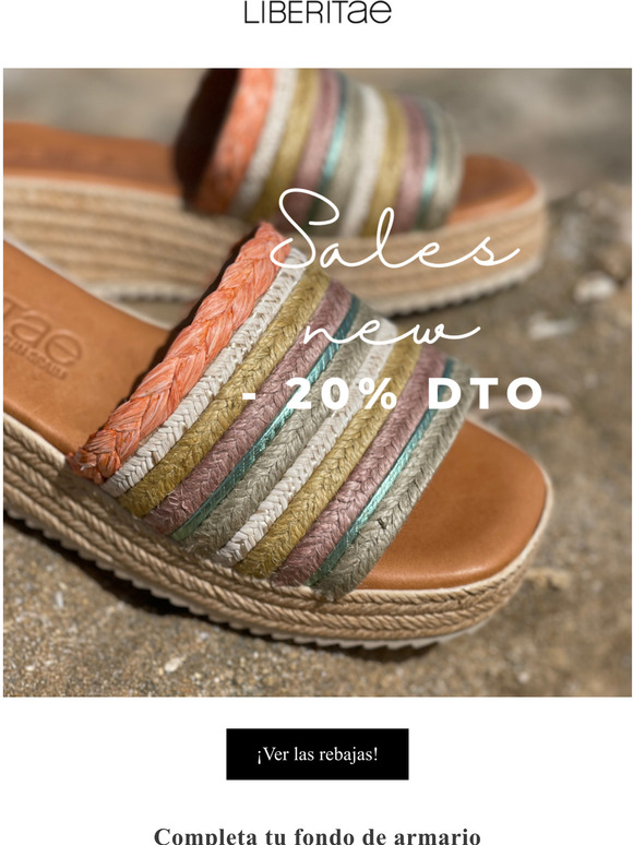 - 20% en TODO 🥳  Rebajas ¡Prepárate!