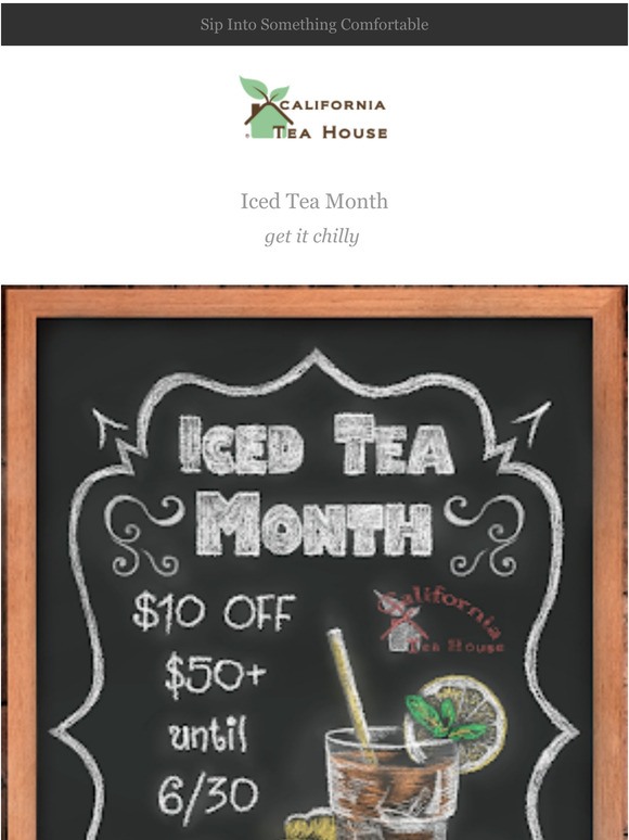 Iced Tea Month! 🥶