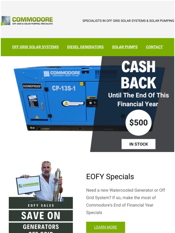 10 Day Reminder: EOFY Specials