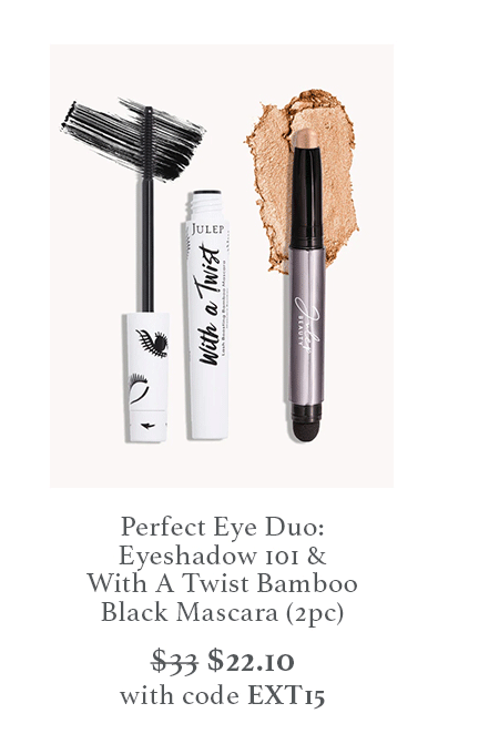 Perfect Eye Duo: Eyeshadow 101 & With A Twist Bamboo Black Mascara (2pc)