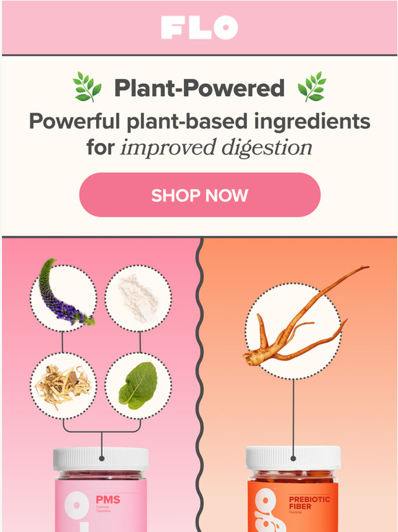 Flo Vitamins Need PMS constipation relief? Milled