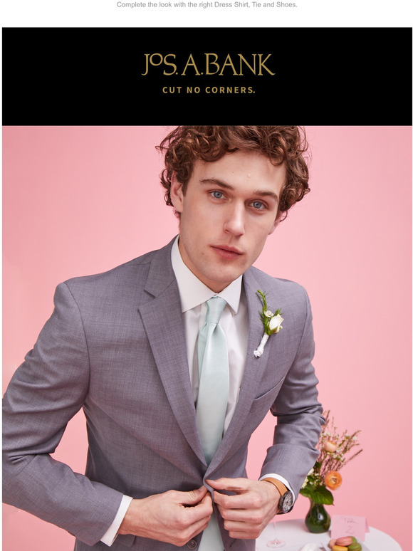 JoS A. Bank Assemble the best wedding Suit for you with Suit Separates