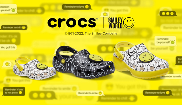 Crocs: ニコッとすれば気分もさらにハッピーに | Milled