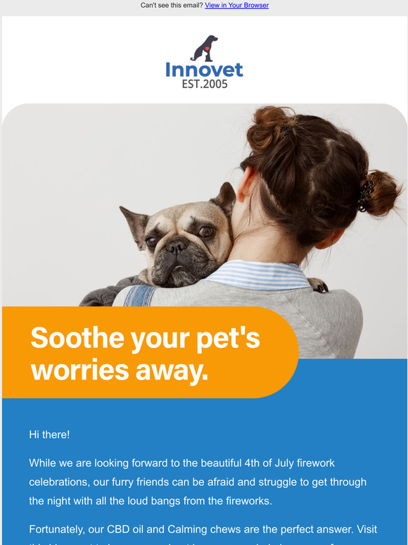 Keep Your Pet Calm on The 4th of July