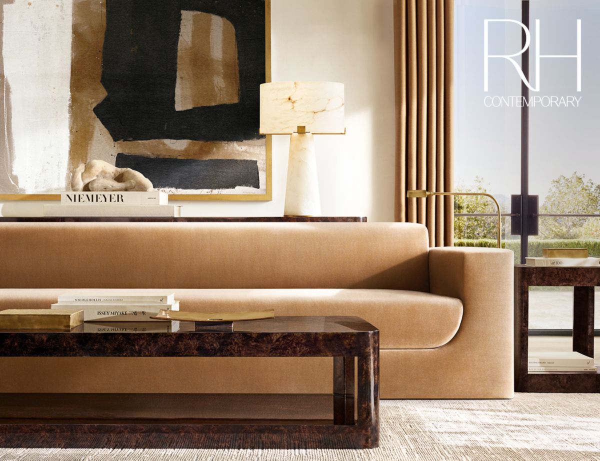 Restoration Hardware RH Contemporary. Introducing the Sculptural