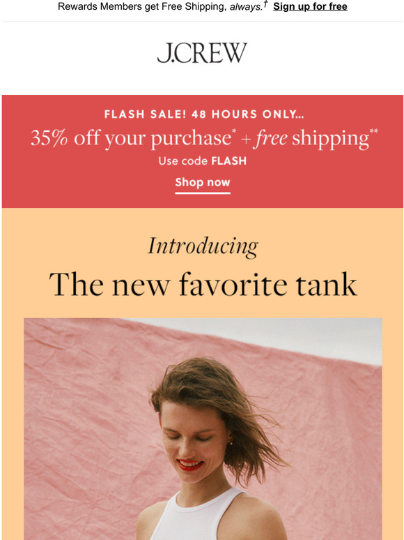 J.Crew Introducing the new favorite tank Milled
