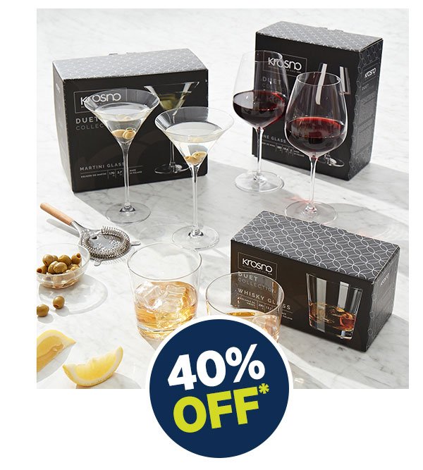 40% Off All Full Priced Homewares by Maxwell + Williams, Krosno, Thermos, Avanti, Oxo & Zyliss 