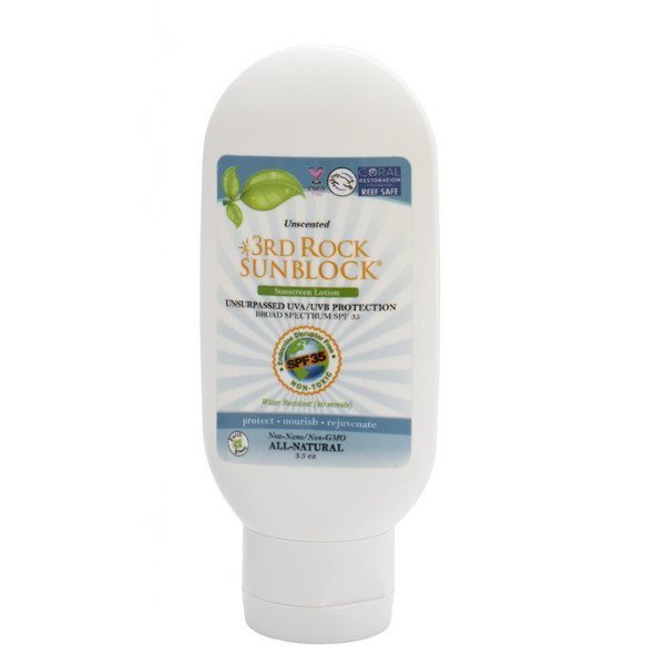 Image of America’s Safest Unscented Sunscreen: 3rd Rock SPF 35 - Single