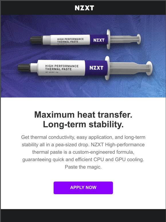 NZXT Introducing NZXT Thermal Paste Milled
