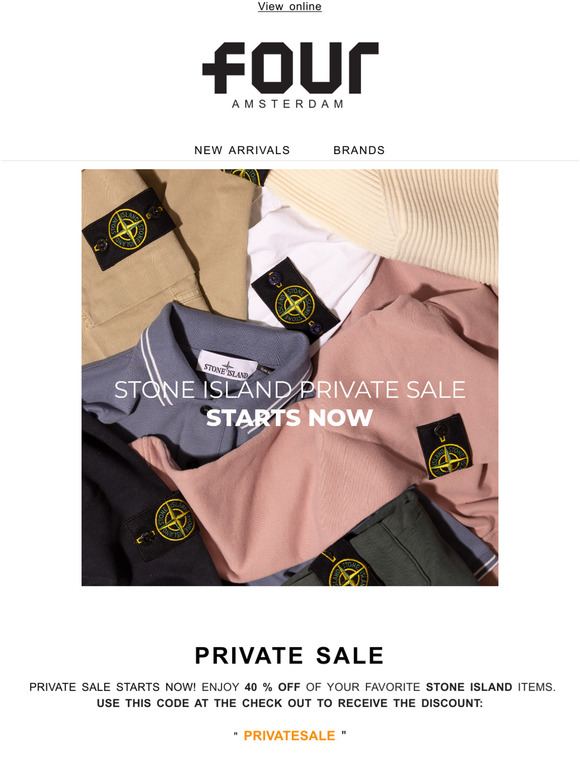 private sale stone island