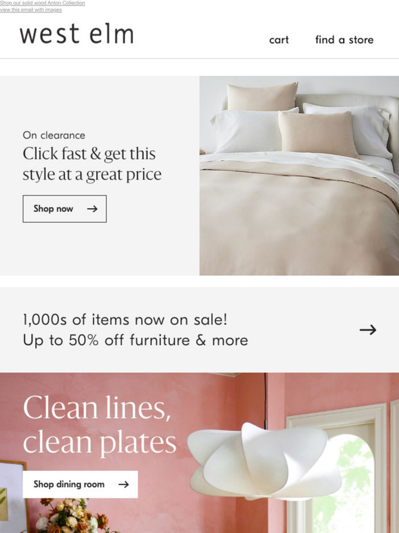 West Elm Email Newsletters Shop Sales, Discounts, and Coupon Codes