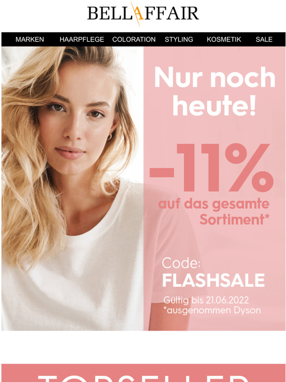 Nur noch heute: 11% Rabatt auf ALLES 💛