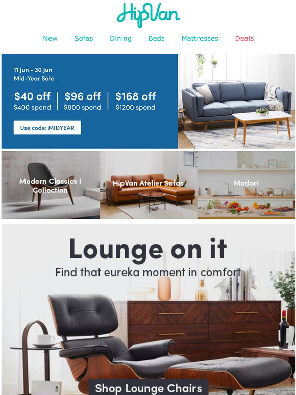 HipVan: Ep. 42 - Our lounge chair can be your thinking chair from $79 ...