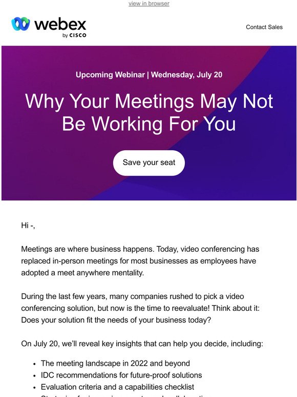 Future proof your meetings with the right solution