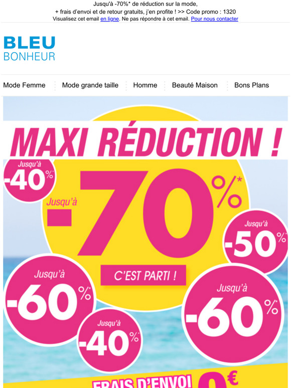 Bleu Bonheur Fr Toute La Mode Femme A Moins De Euros 10 De Remise Frais D Envoi Gratuits Milled