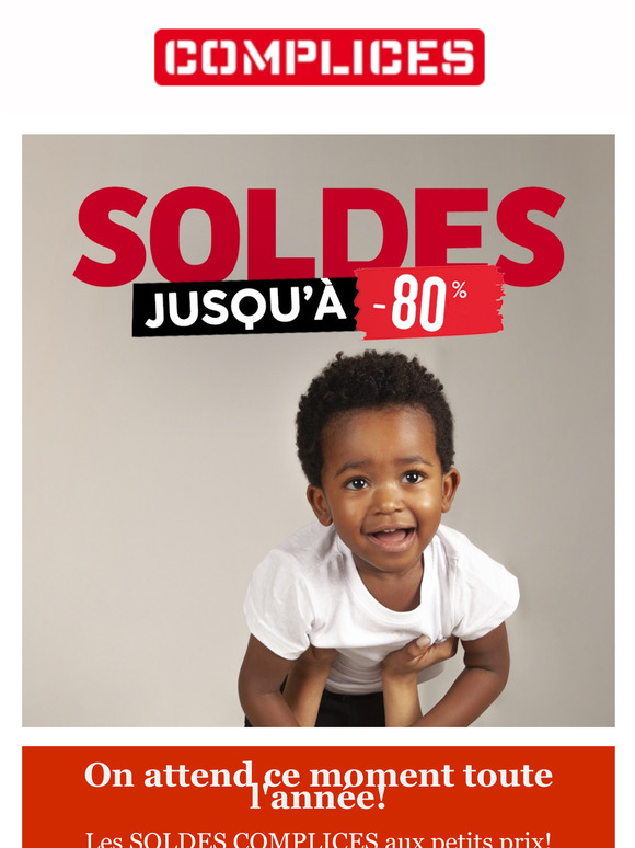 Jusqu'à -80% ⚠ C'est l'heure des SOLDES