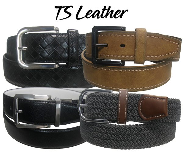 Only $10! Men's Belts • 4 Styles • On Sale Today