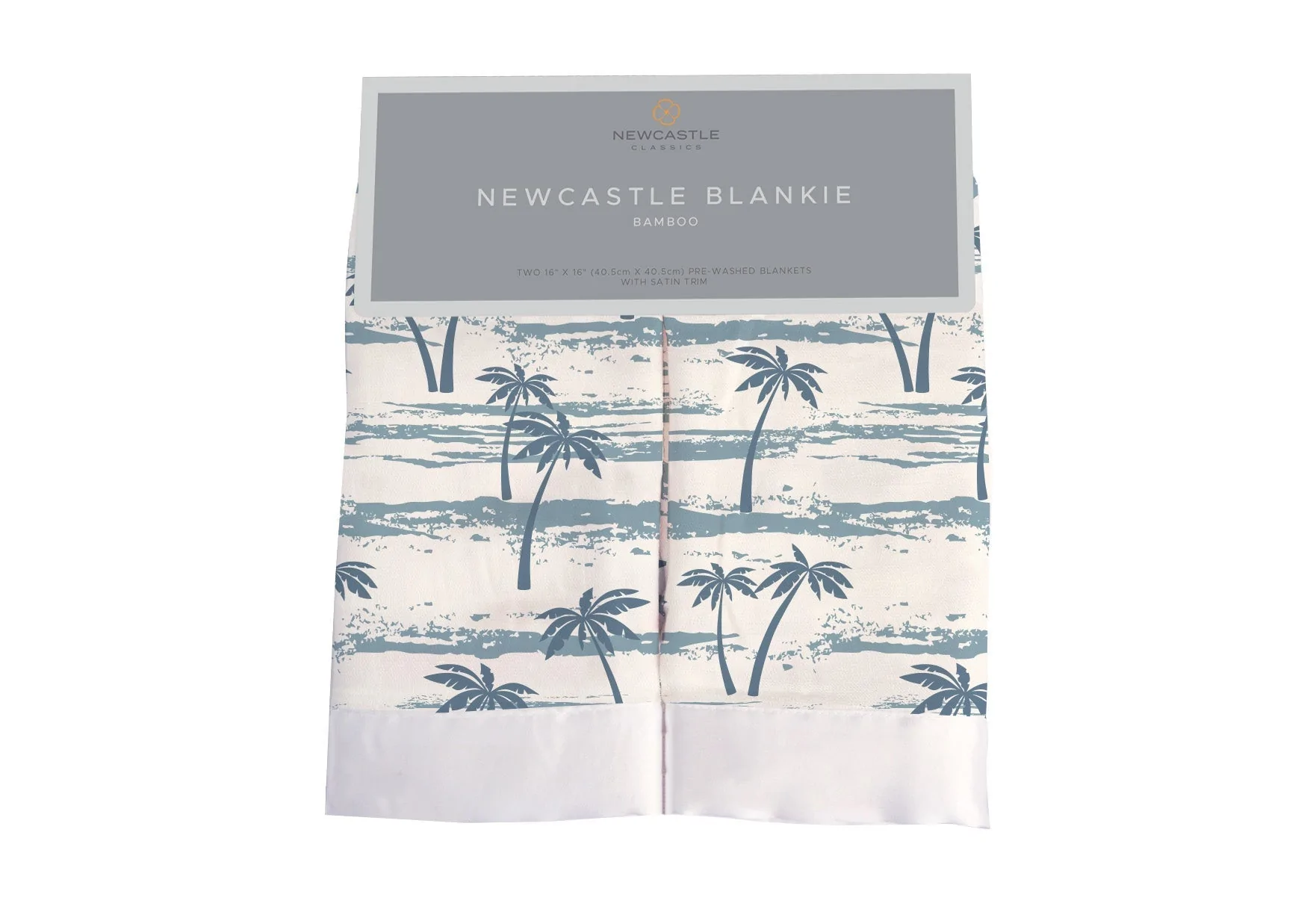 Image of Ocean Palm Trees Bamboo Newcastle Blankie