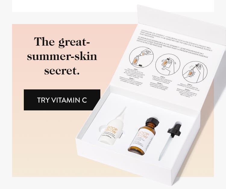 The great-summer-skin secret. try vitamin c