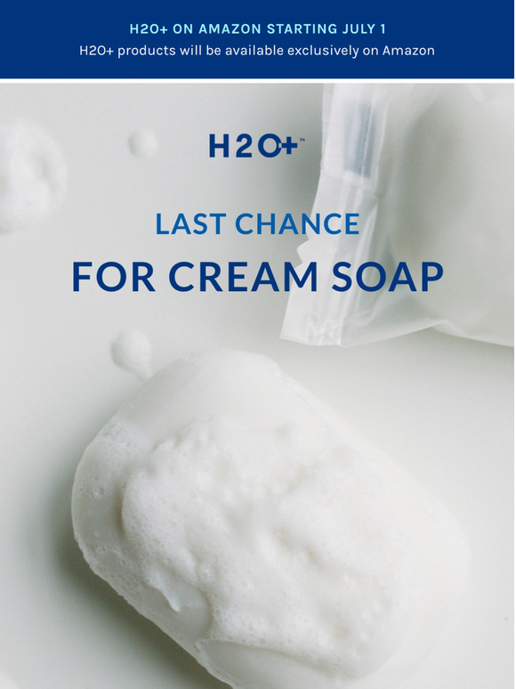 Last Chance for Cream Soap