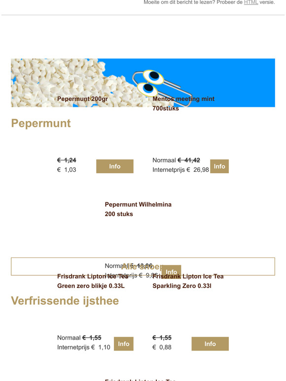 Trakteer jezelf en je collega's op iets verfrisssends!