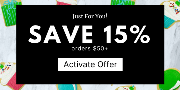 Just for You! Save 15% orders $50+ Activate Offer