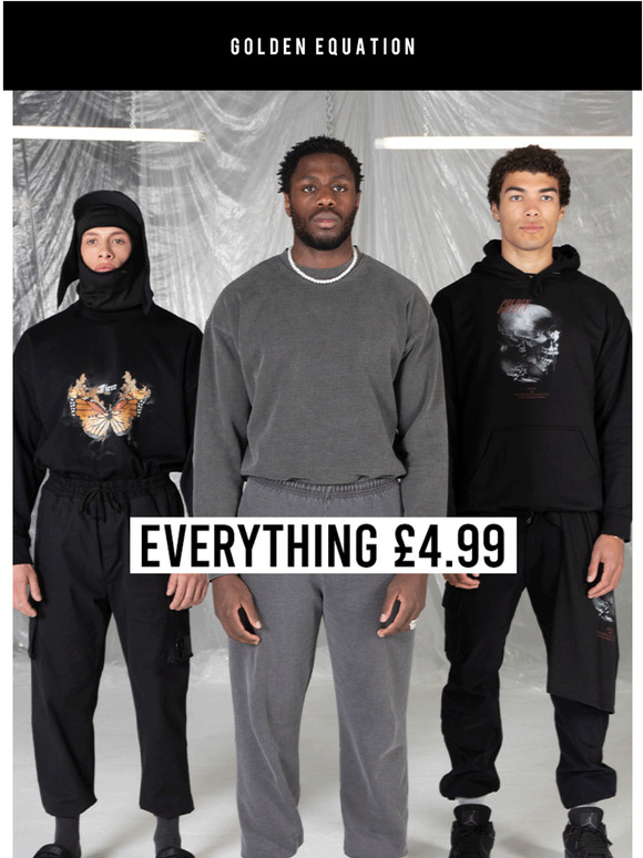 LAST CHANCE | EVERYTHING £4.99 👀