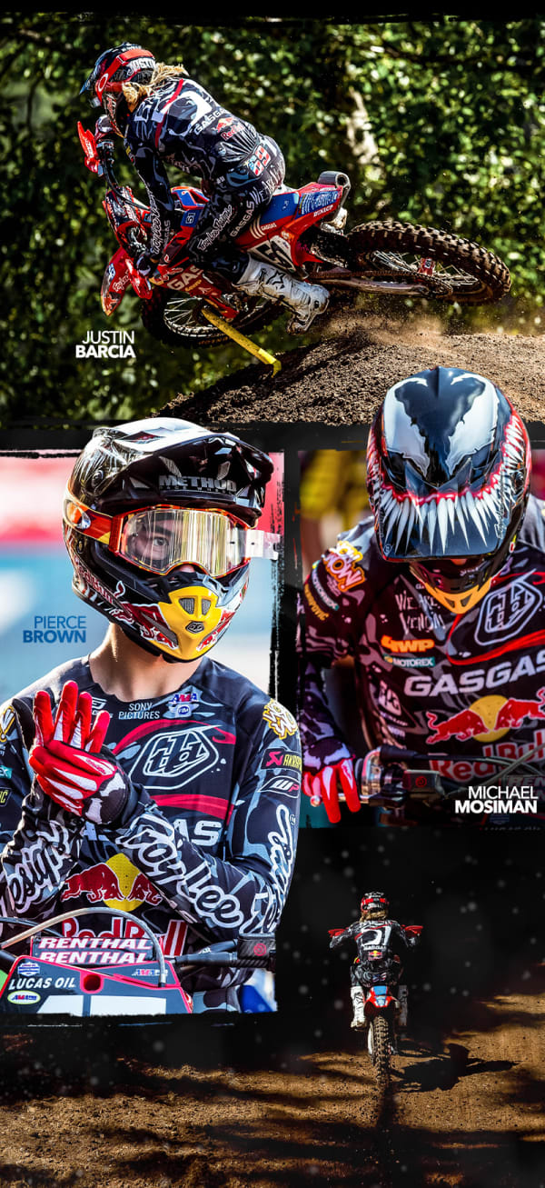 Action Shots of Barcia, Brown and Mosiman in Venom kit