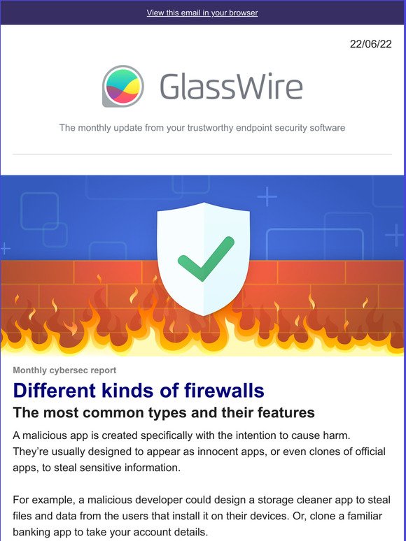 Glasswire™ - Different kinds of firewall and more! 🛡️