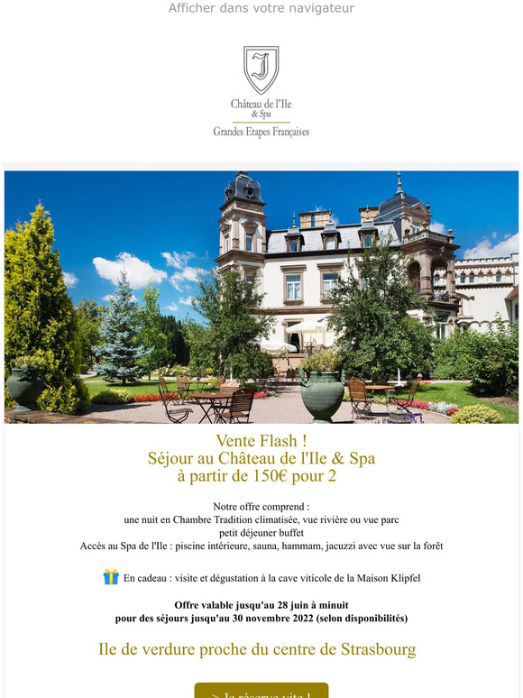 Vente flash - séjour à Strasbourg à partir de 150€ pour 2
