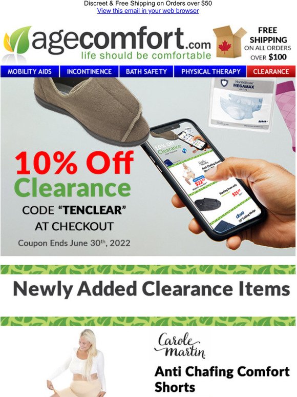 Take an additional 10% OFF Clearance Items!