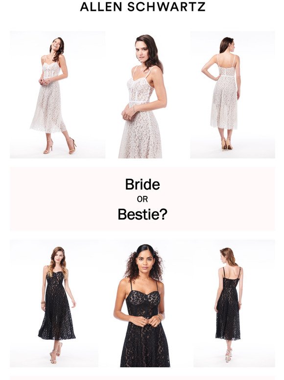 Bride or Bestie? Lace Dresses for Wedding Season