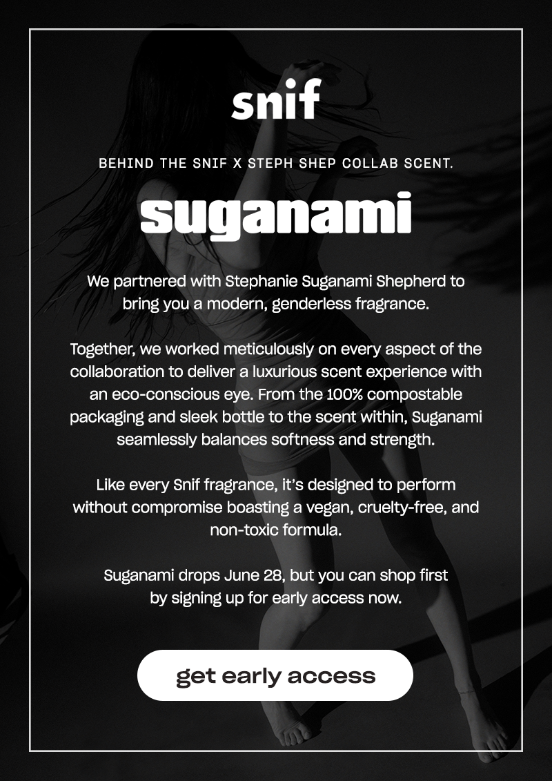 Snif Unveils Suganami Fragrance With Steph Shep - PAPER Magazine