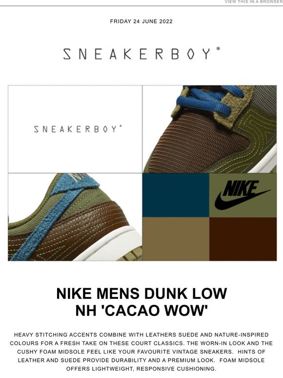 Nike MENS Dunk Low NH 'Cacao Wow'